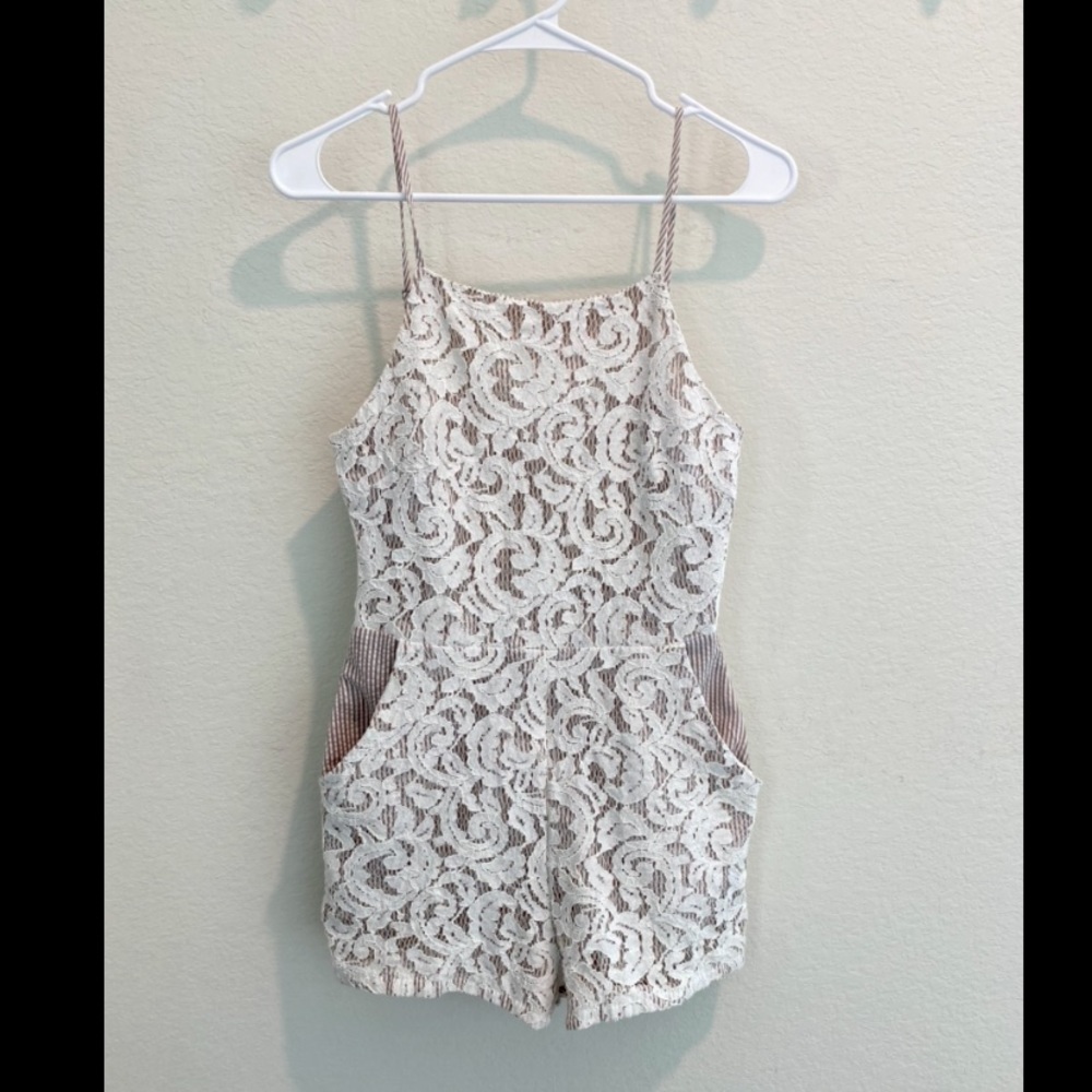 Beautiful Lace Romper Short